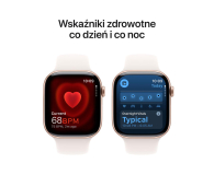 Apple Watch 10 42/Różowe Aluminum/RóżowyPasek Sportowy S/M GPS - 1278087 - zdjęcie 5